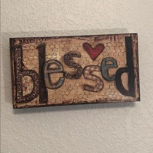 Blessed wall plaque